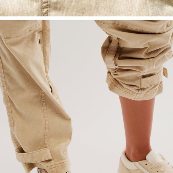 new FREE PEOPLE WE THE FREE can't compare slouch jeans pants L large - Picture 3 of 5